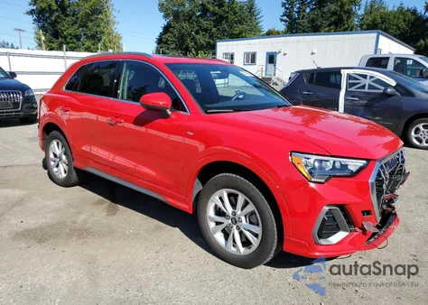 2021 Audi Q3 Premium S Line 45 z USA, uszkodzony, nr VIN WA1DECF31M1043326